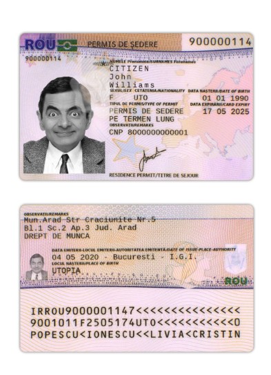 Permis de séjour en Roumanie